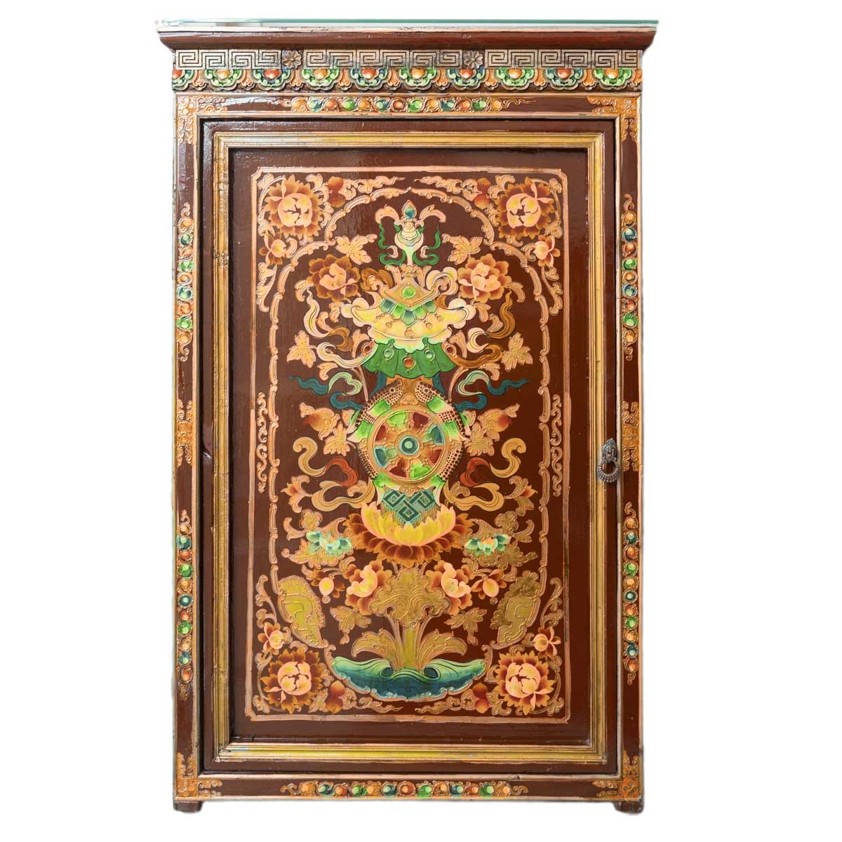 Buffet contemporain tibétain – Les Huit Symboles Auspicieux