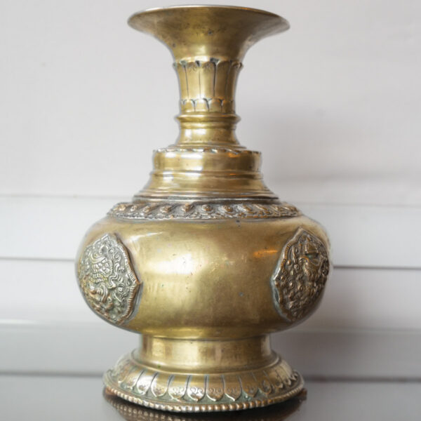 Vase Tibétain en laiton